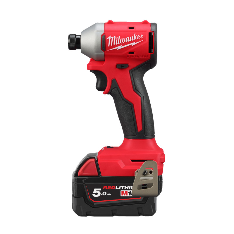 M18 Blidr-502X - Visseuse À Chocs Compacte Hex 1/4 Brushless, 18V, 5,0Ah, 3 Vitesses, 190 Nm 4933492843 Milwaukee