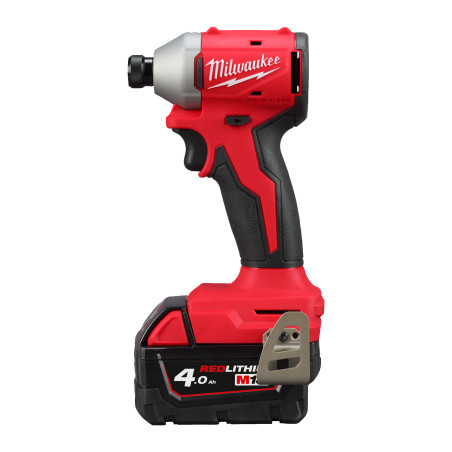M18 Blidrc-402C - Visseuse À Chocs Compacte Hex 1/4 Brushless, 18V, 4,0Ah, 190 Nm 4933492840 Milwaukee