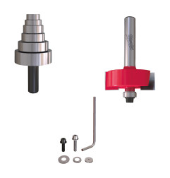 Fraise À Feuillurer Q8 34,9/0-12,7 Mm (X1) 4932500999 Milwaukee