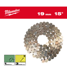 Boîte 2880 Clous Rouleau 15°Rh 3,05X19 Mm/Rs/G (X1) (X1) 4932499310 Milwaukee
