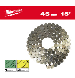 Boîte 1440 Clous Rouleau 15°Rh 3,05X45 Mm/Rs/G (X1) 4932499315 Milwaukee