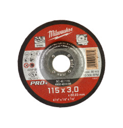 Disque À Tronçonner Pro+ 115 Mm Épaisseur 3 Mm Deportes Pro+ (X1) 4932451495 Milwaukee