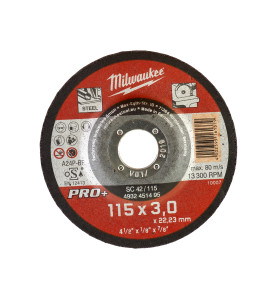 Disque À Tronçonner Pro+ 115 Mm Épaisseur 3 Mm Deportes Pro+ (X1) 4932451495 Milwaukee