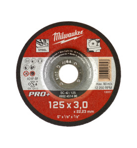 Disque À Tronçonner Pro+ 125 Mm Épaisseur 3 Mm Deportes Pro+ (X1) 4932451496 Milwaukee