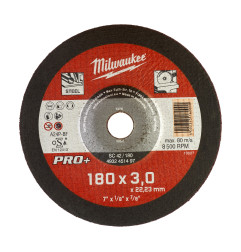 Disque À Tronçonner Pro+ 180 Mm Épaisseur 3 Mm Deportes Pro+ (X1) 4932451497 Milwaukee