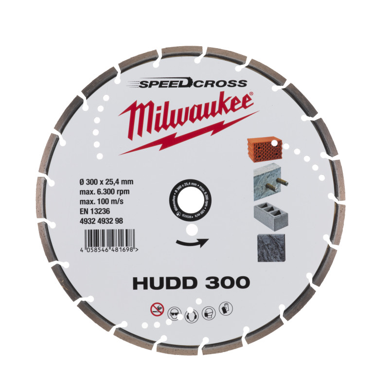 Disque Diamant Premium Hudd 300 Mm (X1) 4932493298 Milwaukee Disque Diamant Premium Hudd 300 Mm (X1) 4932493298 Milwaukee
