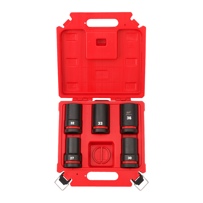 Set Douilles Longues 1" (X5) 4932498752 Milwaukee Set Douilles Longues 1" (X5) 4932498752 Milwaukee
