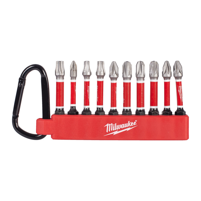 Mousqueton Embouts Shockwave™ Set 3 (X10) 4932500397 Milwaukee Mousqueton Embouts Shockwave™ Set 3 (X10) 4932500397 Milwaukee