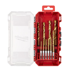 Set 10 Forets Métaux Hss-G Red Hex 4932493865 Milwaukee
