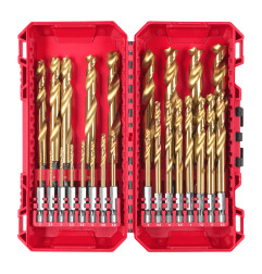 Set 25 Forets Métaux Hss-G Ti Shockwave 4932500420 Milwaukee