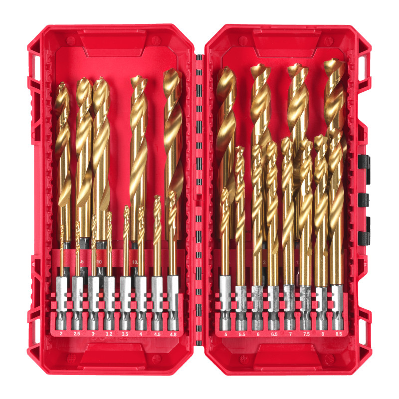 Set 25 Forets Métaux Hss-G Ti Shockwave 4932500420 Milwaukee Set 25 Forets Métaux Hss-G Ti Shockwave 4932500420 Milwaukee