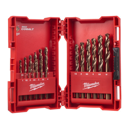 Set 19 Forets Métaux Hss Cobalt 4932352470 Milwaukee