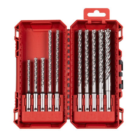 Set De 10 Forêts Sds+ 4 Taillants Mx4 4932500062 Milwaukee