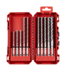 Set De 10 Forêts Sds+ 4 Taillants Mx4 4932500062 Milwaukee