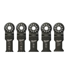 Set De 5 Lames Multitool Bois/Métal 48906115 Milwaukee