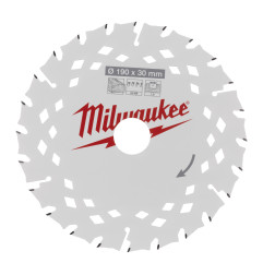 Lame Scie Circulaire 190X30X1,8X24 Alternee (X1) 4932498976 Milwaukee