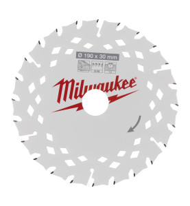 Lame Scie Circulaire 190X30X1,8X24 Alternee (X1) 4932498976 Milwaukee