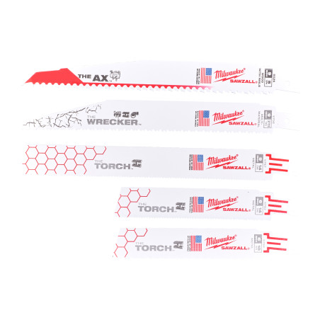 Set 5 Lames De Scies Sabres (X1) 49472205 Milwaukee