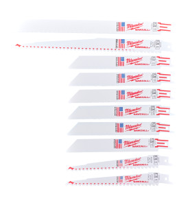 Set 10 Lames De Scies Sabres (X1) 49472211 Milwaukee