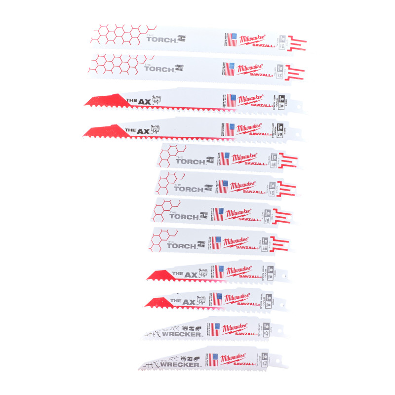Set 12 Lames De Scies Sabres (X1) 49472229 Milwaukee