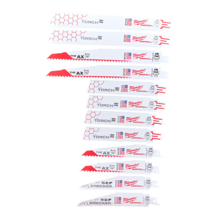 Set 12 Lames De Scies Sabres (X1) 49472229 Milwaukee