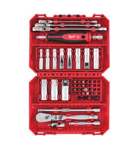 Set De Cliquet ¼, Clés Mixtes & Douilles Longues 42 Pcs 4932498382 Milwaukee