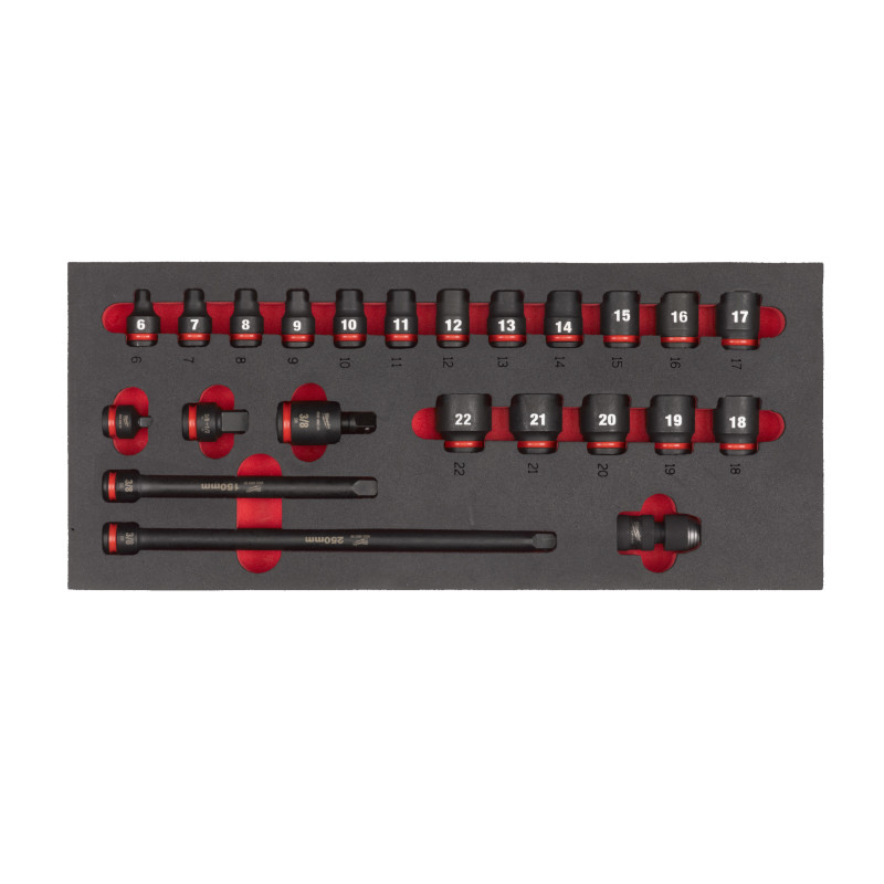 Module Douille À Choc 3/8 (23 Pc) 4932493388 Milwaukee Module Douille À Choc 3/8 (23 Pc) 4932493388 Milwaukee