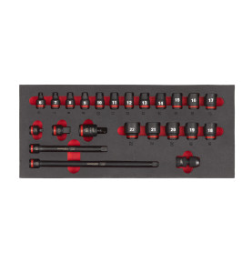 Module Douille À Choc 3/8 (23 Pc) 4932493388 Milwaukee