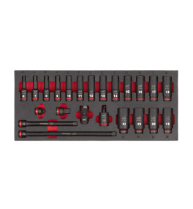 Module Douille À Choc Longues 3/8 (23 Pc) 4932493390 Milwaukee