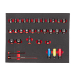 Module Douille À Choc Courte 1/2 (32 Pc) 4932493392 Milwaukee