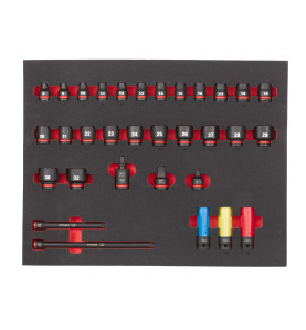 Module Douille À Choc Courte 1/2 (32 Pc) 4932493392 Milwaukee