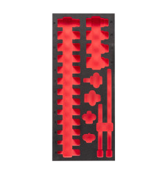 Insert Mousse Vide Douilles Longues 3/8 (23 Pc) 4932493389 Milwaukee