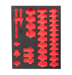 Insert Mousse Vide Douilles Longues 1/2 (34 Pc) 4932493393 Milwaukee