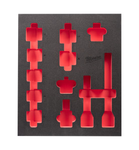 Insert Mousse Vide Douilles 3/4 (12 Pc) 4932493395 Milwaukee