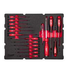 Packout™ Tournevis Precision 17 Pcs 4932493644 Milwaukee