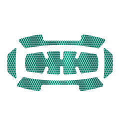 Stickers Reflechissants - Vert - 1Set 4932500167 Milwaukee