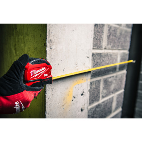 Mètre À Ruban Autolock 8M/25Mm 1 Pc 4932498774 Milwaukee
