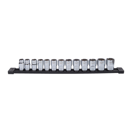 Set De Douilles Métrique 12 Pans Carre 1/2" 13 Pcs 4932498797 Milwaukee