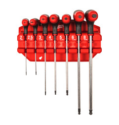 Set De Clés Males 6 Pans Poignée En T Confort 7 Pcs 4932498677 Milwaukee