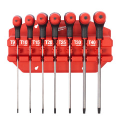 Set De Clés Males Torx Poignée En T Avec Capsule De Frappe  7 Pcs 4932498690 Milwaukee