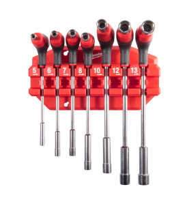 Set De Clés À Douilles Poignée En T Avec Capsule De Frappe  7 Pcs 4932498704 Milwaukee