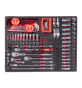 Module Mousse Pour Set  De Douilles Et Cliquets 1/4" Et 3/8" De 153 Pcs 4932500756 Milwaukee