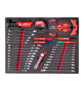 Module Mousse Pour Set  D’Outils D’Éclairage, De Coupe, De Mesure Et De Clés De 14 Pcs 4932500759 Milwaukee