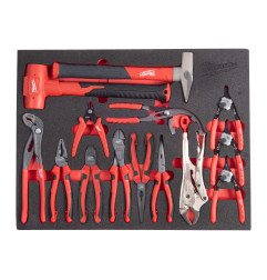 Module Mousse Pour Set De Pinces Et Marteau De 14 Pcs 4932500760 Milwaukee
