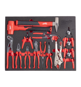 Module Mousse Pour Set  De Pinces Et Marteau De 14 Pcs 4932500760 Milwaukee