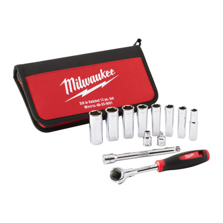Set Clés Et Douille 3/8" 12 Pcs 4932501196 Milwaukee
