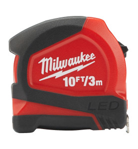 Mètre À Ruban Led 3 10 T/ 16 Mm 1 Pc 4932501678 Milwaukee