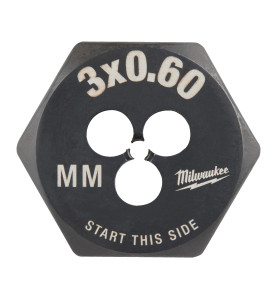 Filière De Filetage Hex Métrique M3-0.60 4932500608 Milwaukee