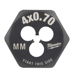 Filière De Filetage Hex Métrique M4-0.70 4932500610 Milwaukee