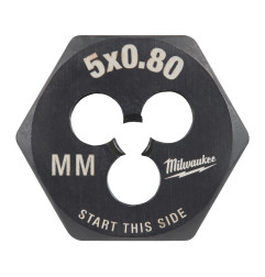 Filière De Filetage Hex Métrique M5-0.80 4932500613 Milwaukee